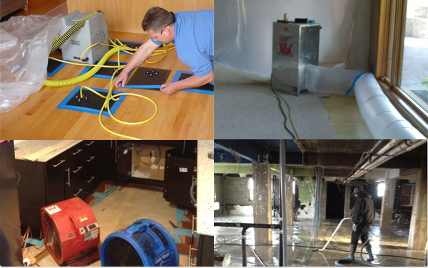 water damage clean up